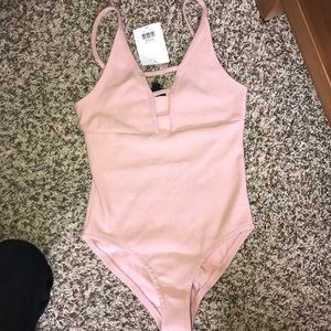 Top shop Light pink bodysuit